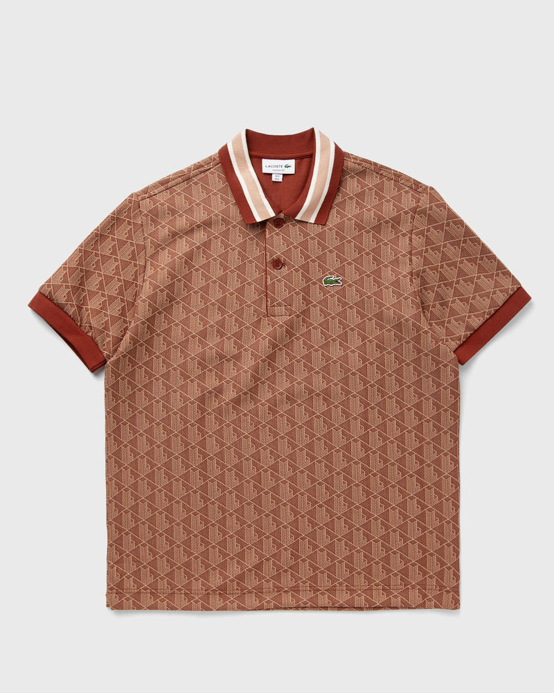 Lacoste Classic Fit Monogramm Polo orange