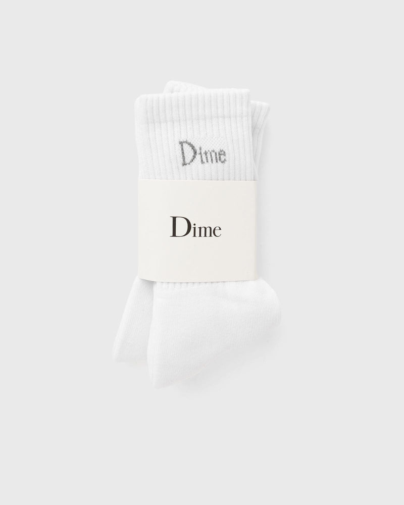 Dime MTL Classic 2 Pack Long Socks white