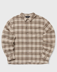 Dime MTL Plaid Flannel Shirt beige