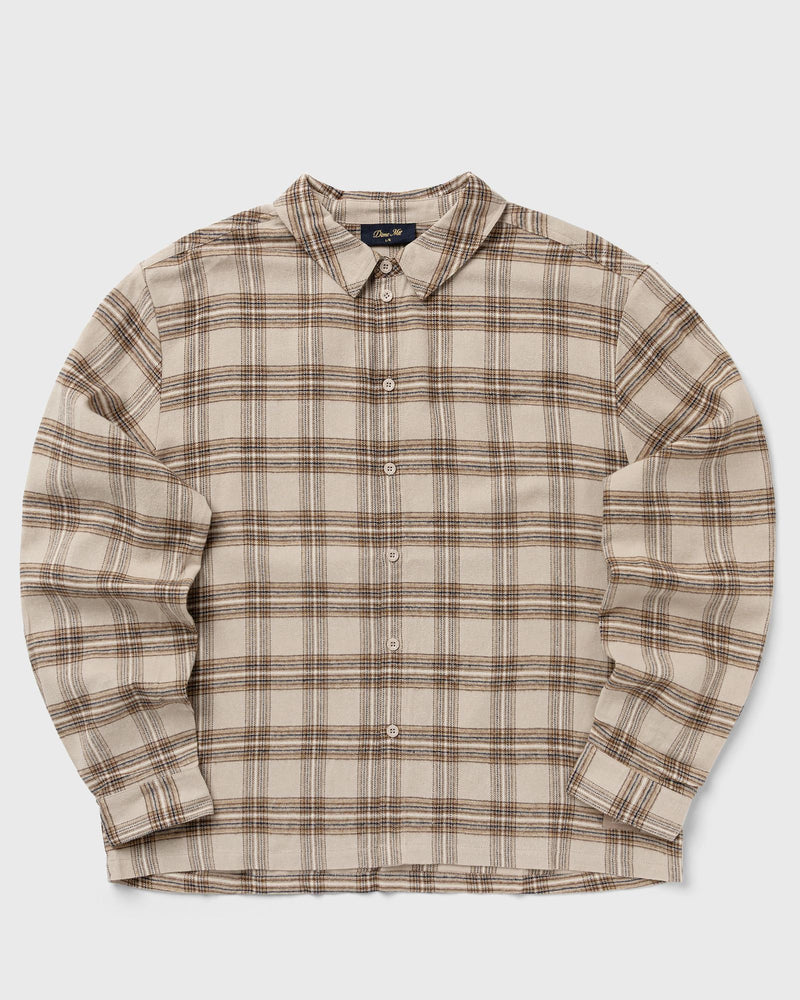 Dime MTL Plaid Flannel Shirt beige