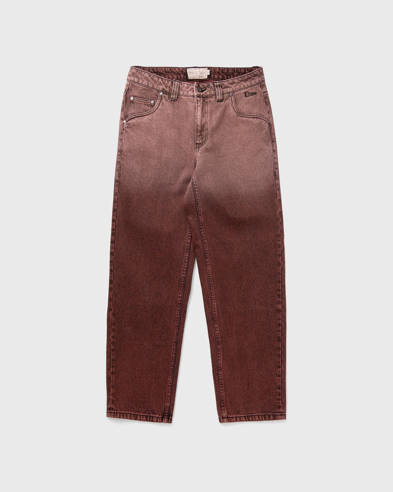 Dime MTL Classic Relaxed Denim Pants red