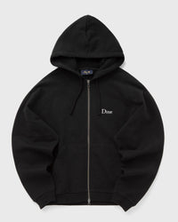 Dime Mtl Classic Small Logo Zip Hoodie Black