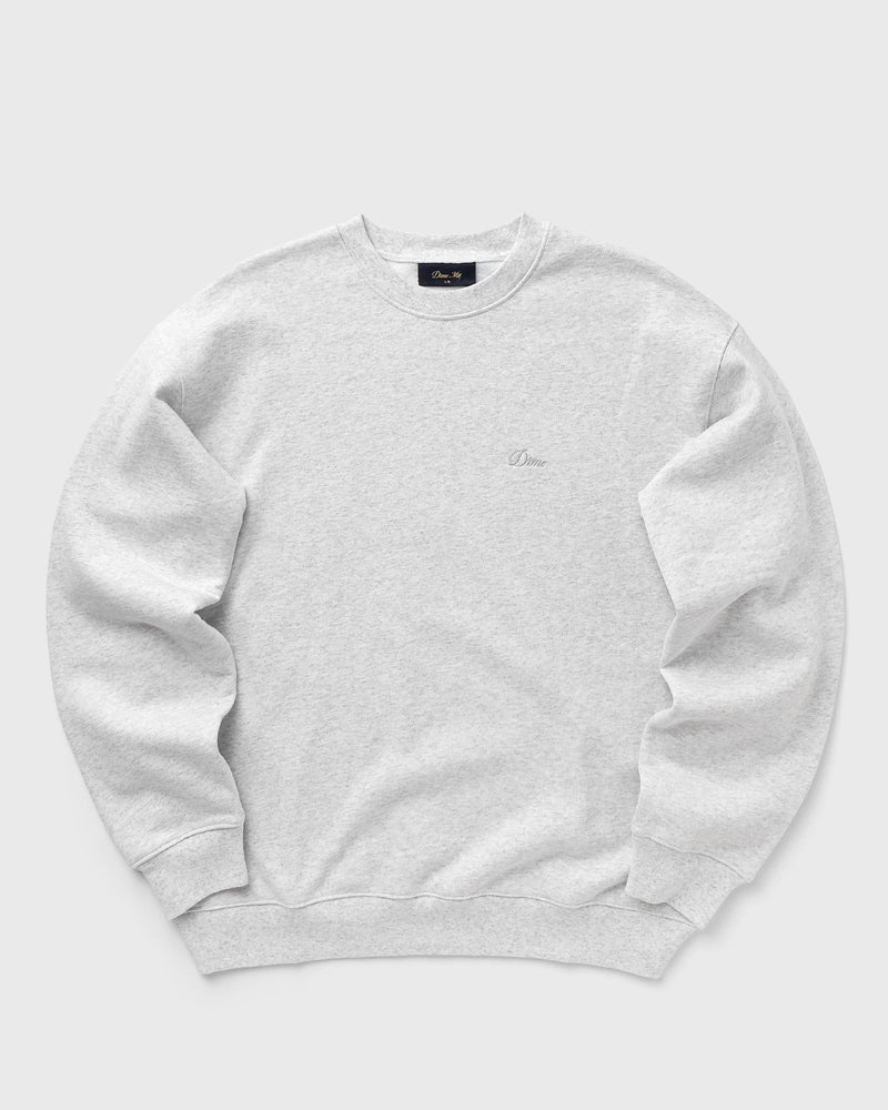 Dime MTL Cursive Small Logo Crewneck grey