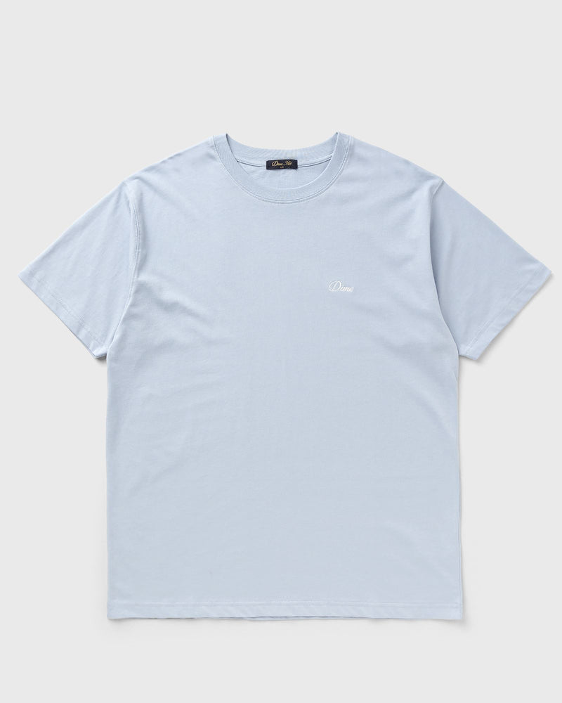 Dime MTL Cursive Small Logo Tee blue