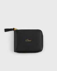 Dime MTL Cursive Zip Wallet black