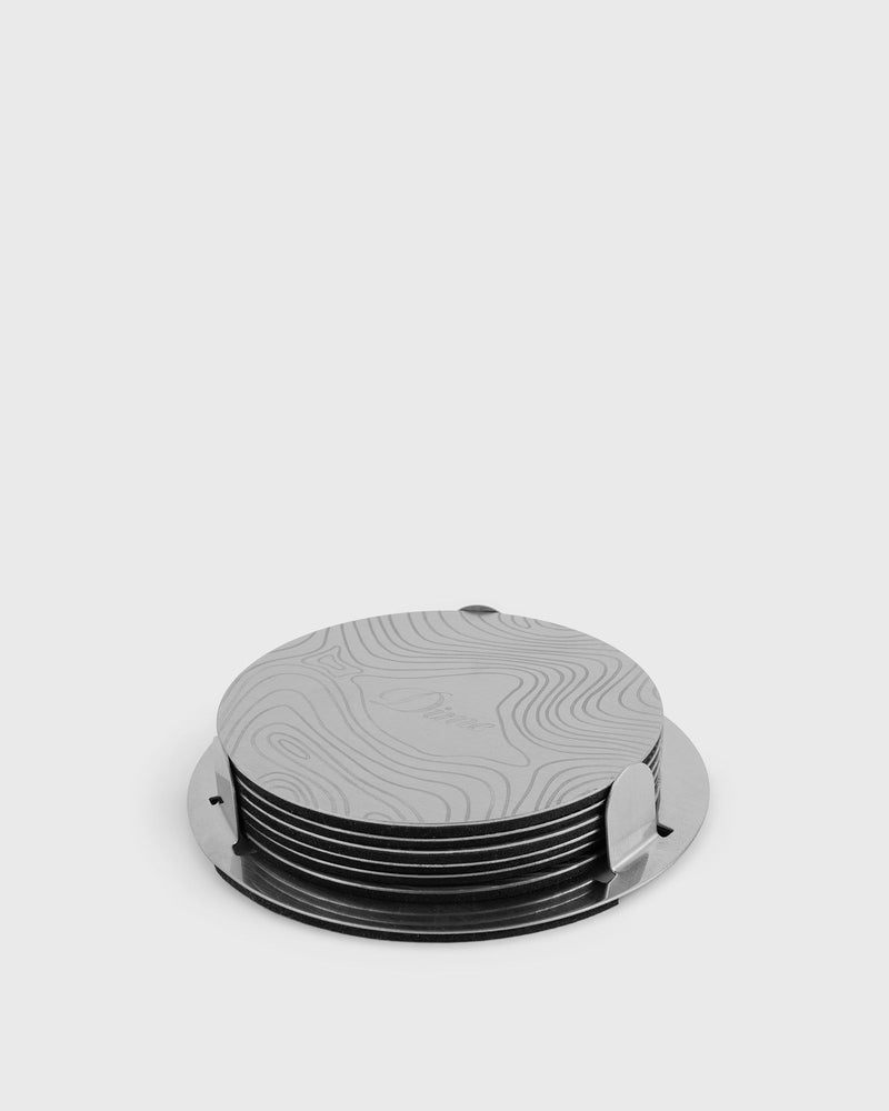 Dime MTL Topo Coaster grey