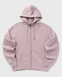 Dime Mtl Cursive Small Logo Zip Hoodie Purple