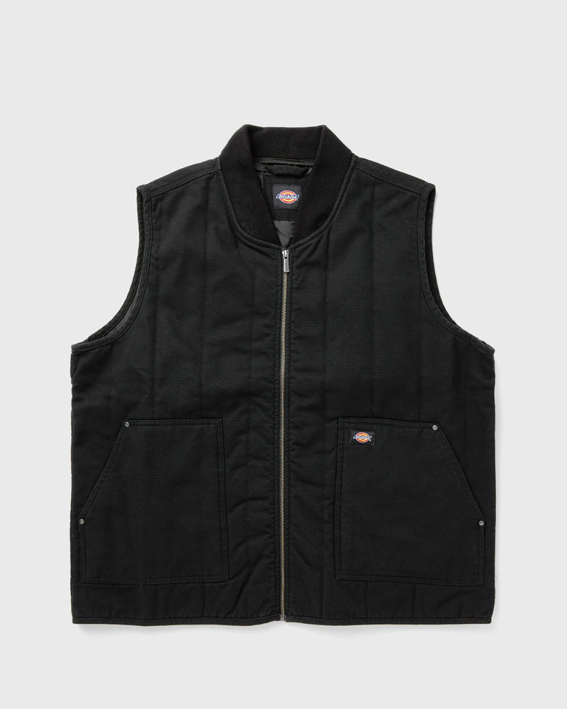 Dickies QUILTED CANVAS VEST black