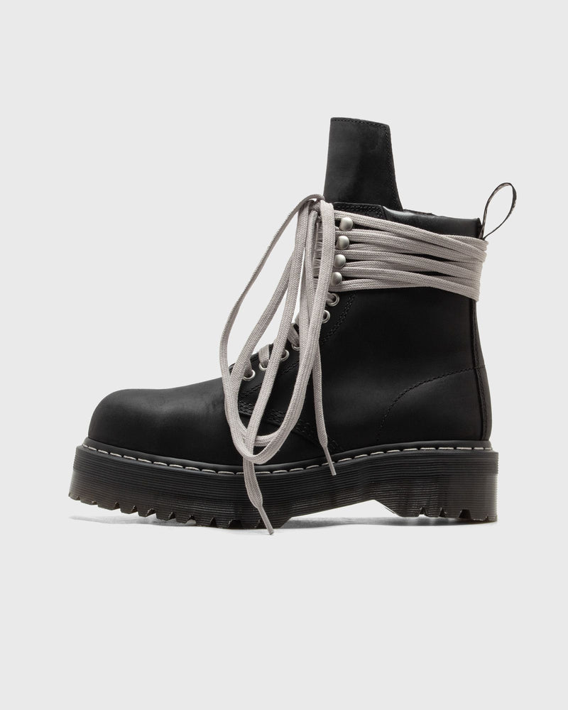 Rick Owens X DR. MARTENS QUAD SOLE STEEL TOE BOOT black