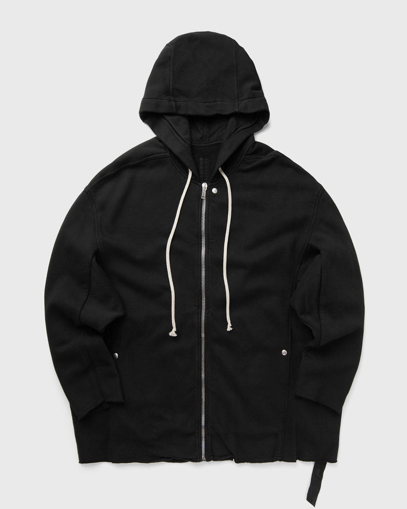 Rick Owens KNIT SWEATSHIRT -  PETER ZIPPED HOODIE black