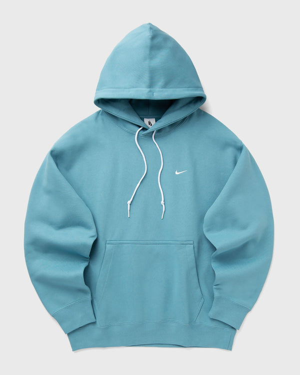 Nike Solo Swoosh Fleece Pullover Hoodie blue