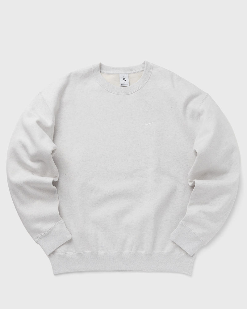 Nike Solo Swoosh Fleece Crew Grey