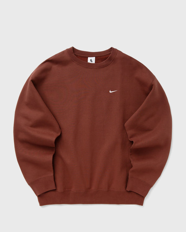 Nike Solo Swoosh Fleece Crew brown