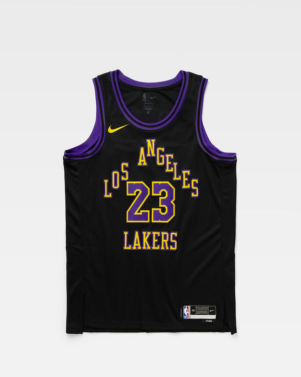 Nike NBA Swingman Jersey Los Angeles Lakers City Edition 2023/24 Lebron James #23 black