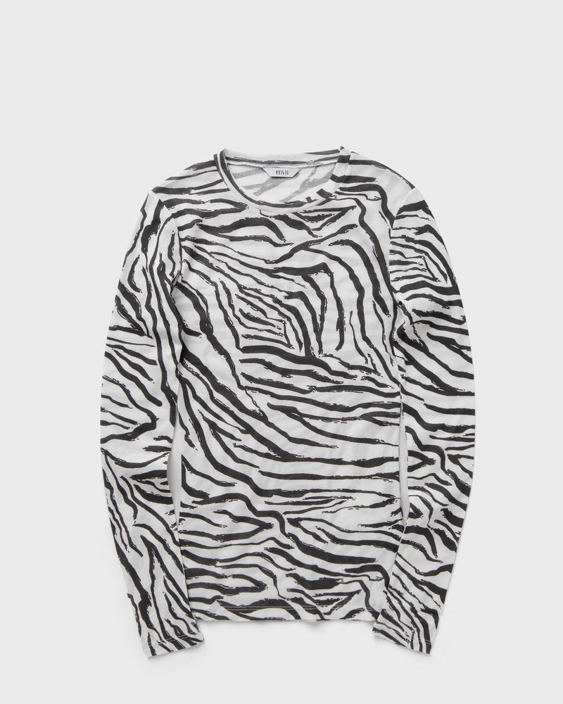 Envii ENVELDA LS TEE AOP 5328 black|white