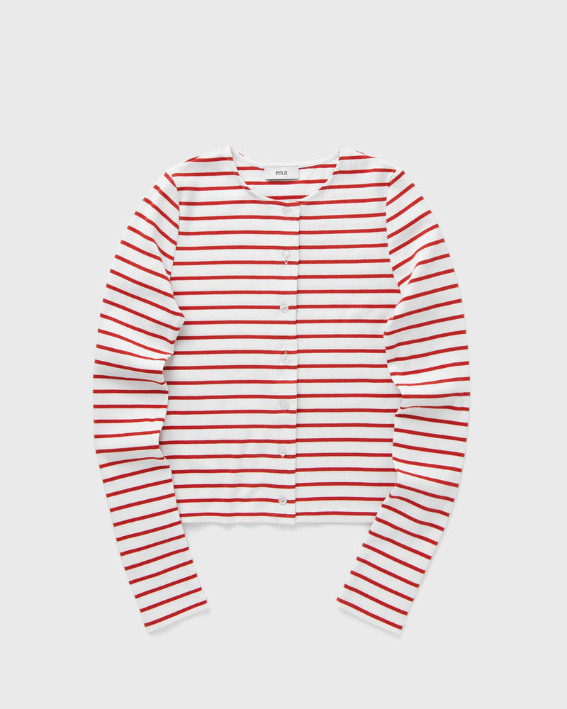 Envii ENALLY LS O-N CARDIGAN ST white