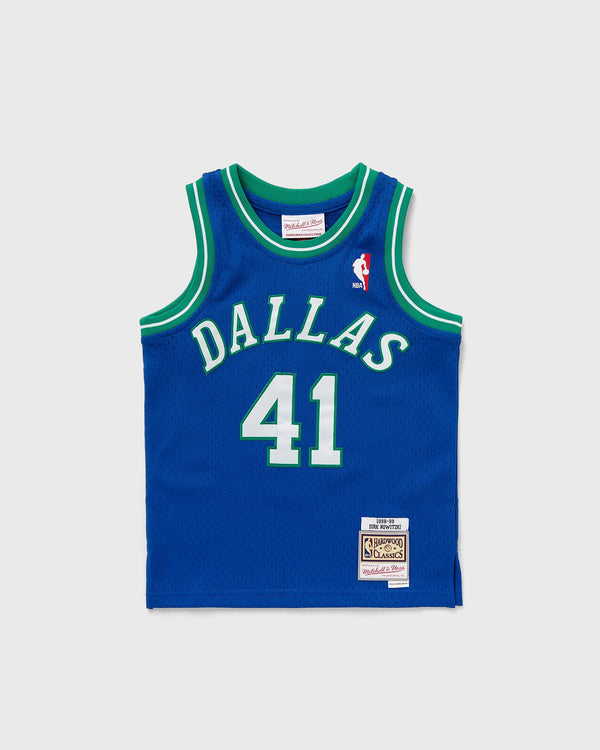 Mitchell & Ness NBA SWINGMAN JERSEY DALLAS MAVERICKS ROAD DIRK NOWITZKI #41 blue