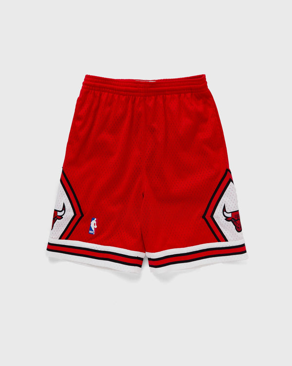 Mitchell & Ness NBA SWINGMAN SHORTS CHICAGO BULLS ROAD 1997 red