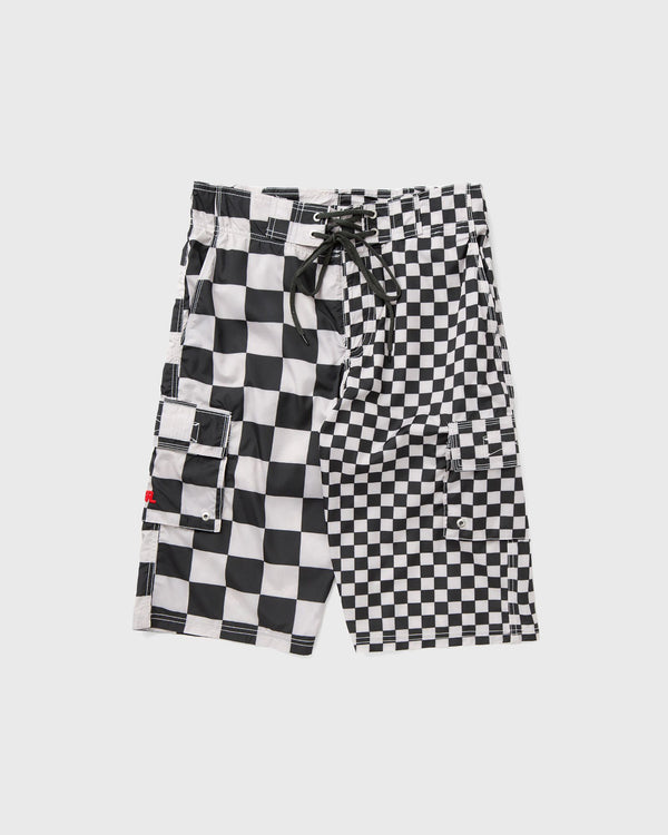 ERL PRINTED SWIM SHORTS WOVEN black|white