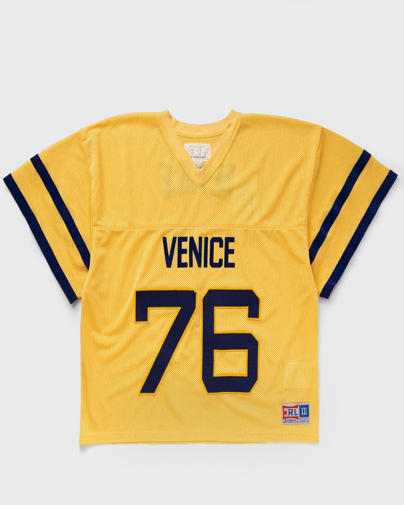ERL VENICE 76 FOOTBALL TOP KNIT yellow
