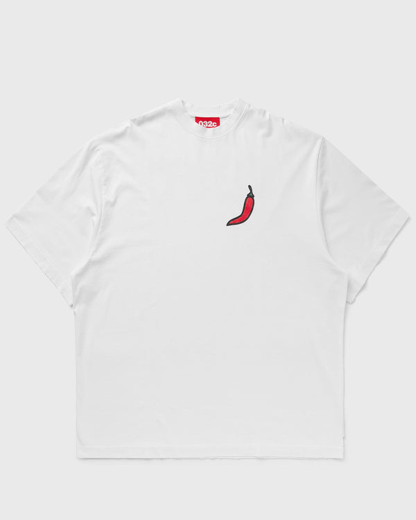 032c ON FIRE OVERSIZED T-SHIRT white