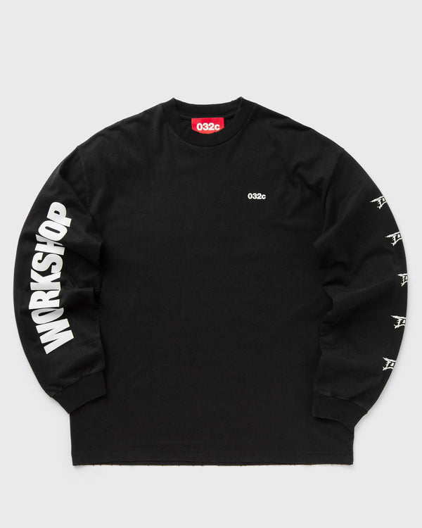 032c NERVE SHATTER BOXY LONGSLEEVE black