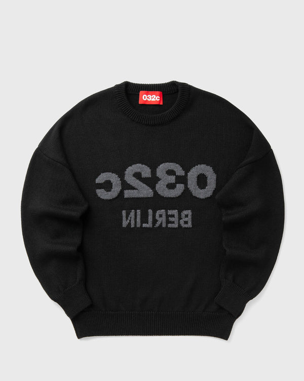 032c SELFIE SWEATER black