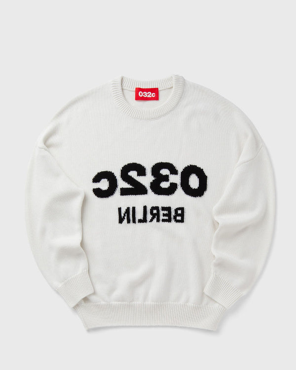 032c SELFIE SWEATER white