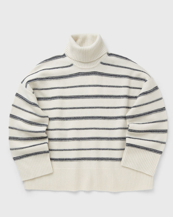 Samse & Samse SAKEIKU STRIPE TURTLENECK 11250 beige