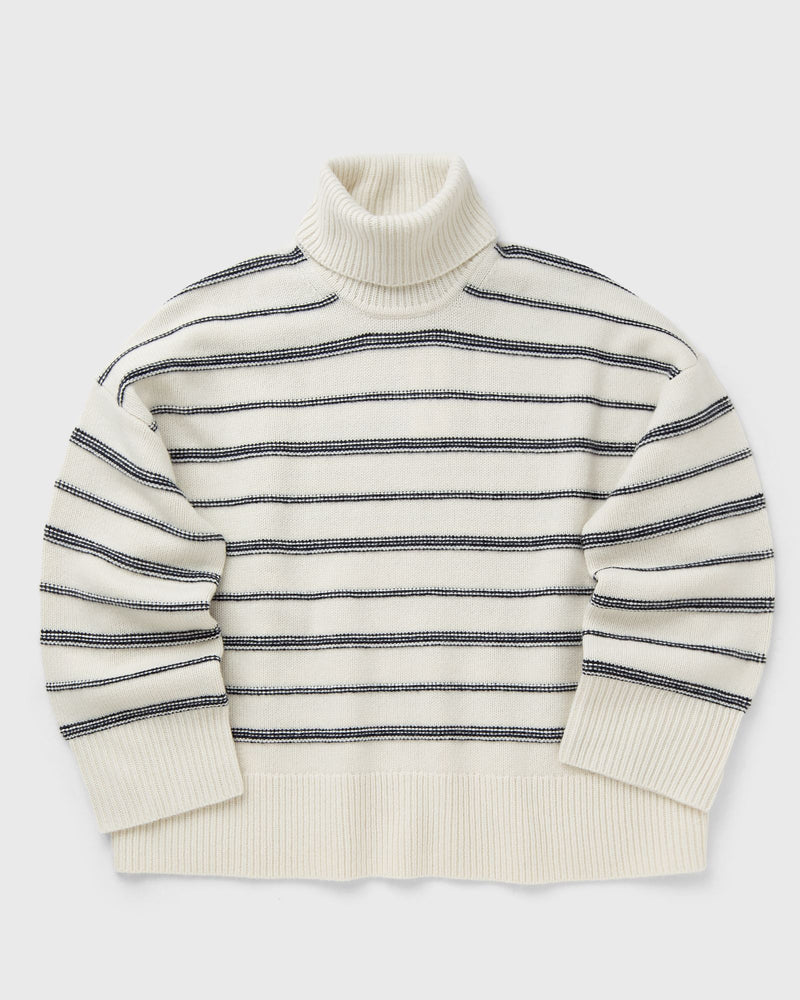 Samse & Samse SAKEIKU STRIPE TURTLENECK 11250 beige