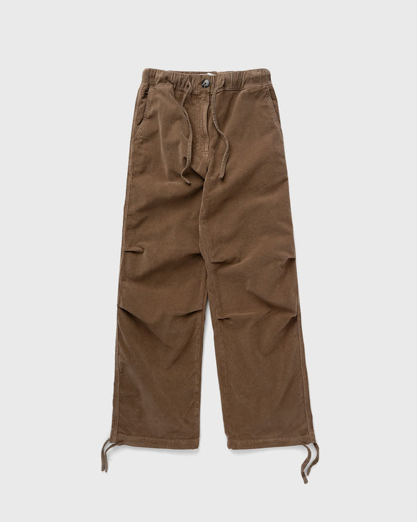 Ganni Washed Corduroy Drawstring Pants brown