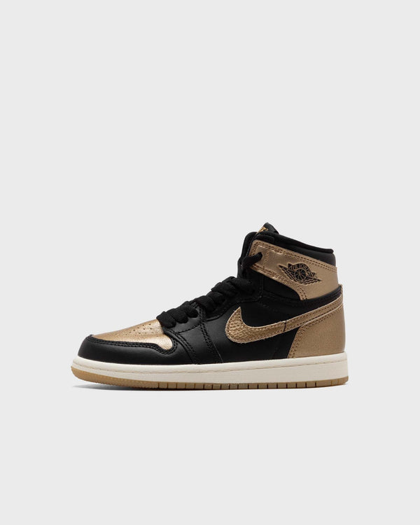 Jordan JORDAN 1 RETRO HIGH OG "BLACK AND GOLD" (PS) black