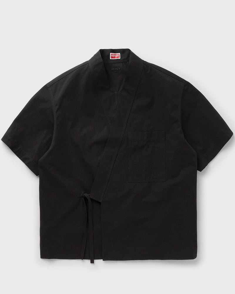 Kenzo KIMONO SHORT SLEEVE SHIRT black