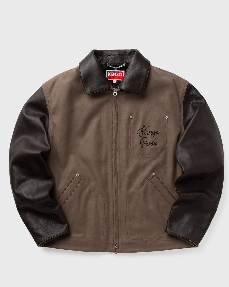 Kenzo KENZO PARIS CHAINSTITCH LEATHE brown