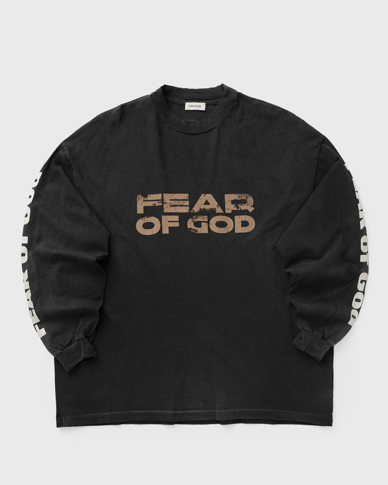 Fear Of God Relaxed "fear OF GOD" LS TEE black