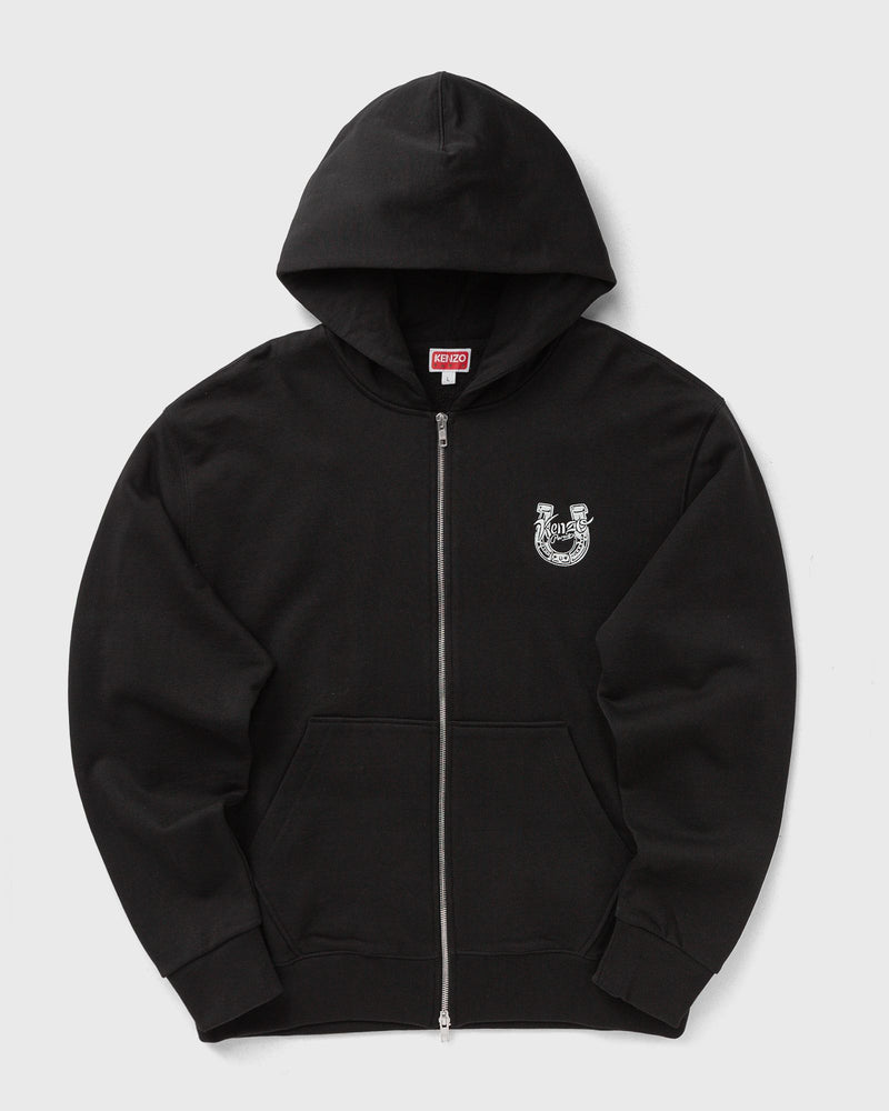 Kenzo Zip Up Hoodie Black