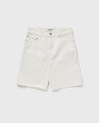 Lacoste Straight Fit Denim Bermuda Shorts White