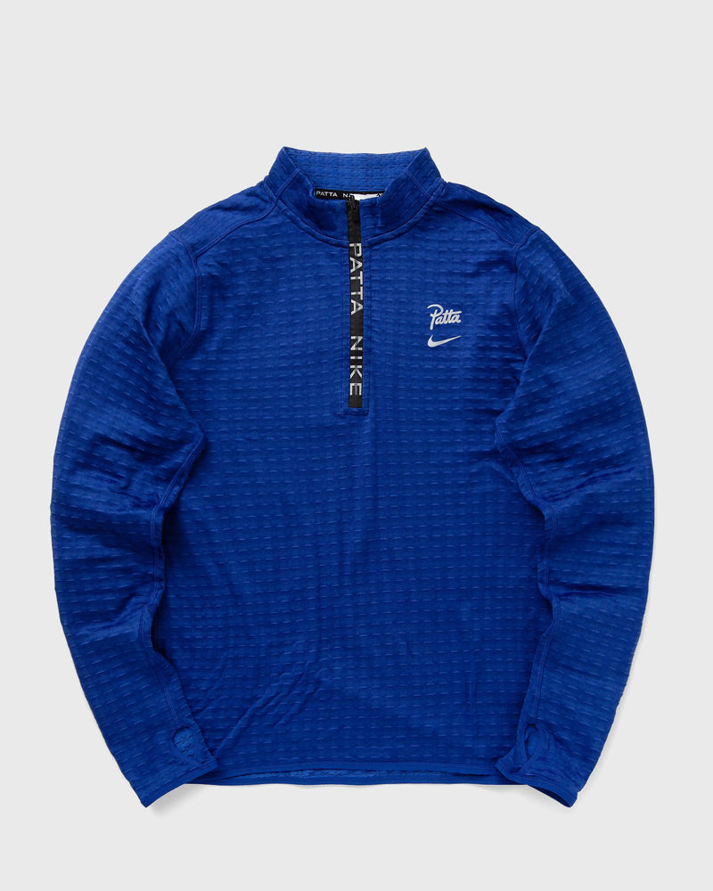 Nike X PATTA HALF ZIP TOP LS blue