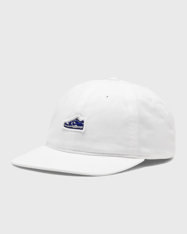 Nike Club Unstructured Flat Bill Dunk Patch Cap white