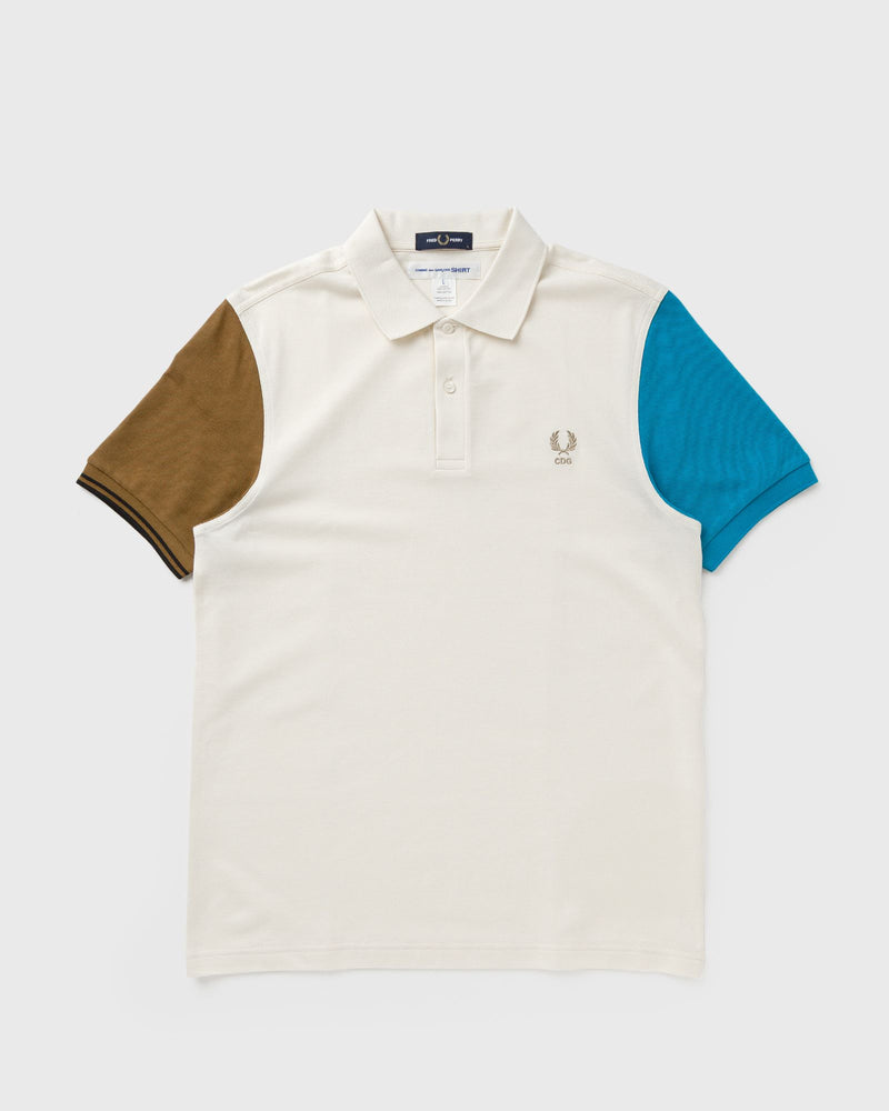 Comme des Garons Shirt X FRED PERRY POLO KNIT white