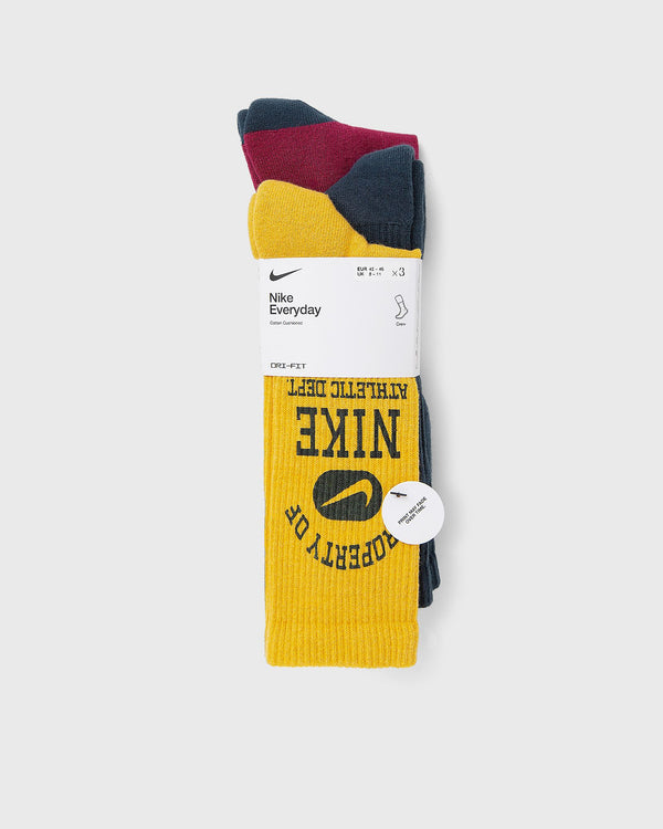 Nike Everyday Cushioned Crew Socks (3 Pairs) multi