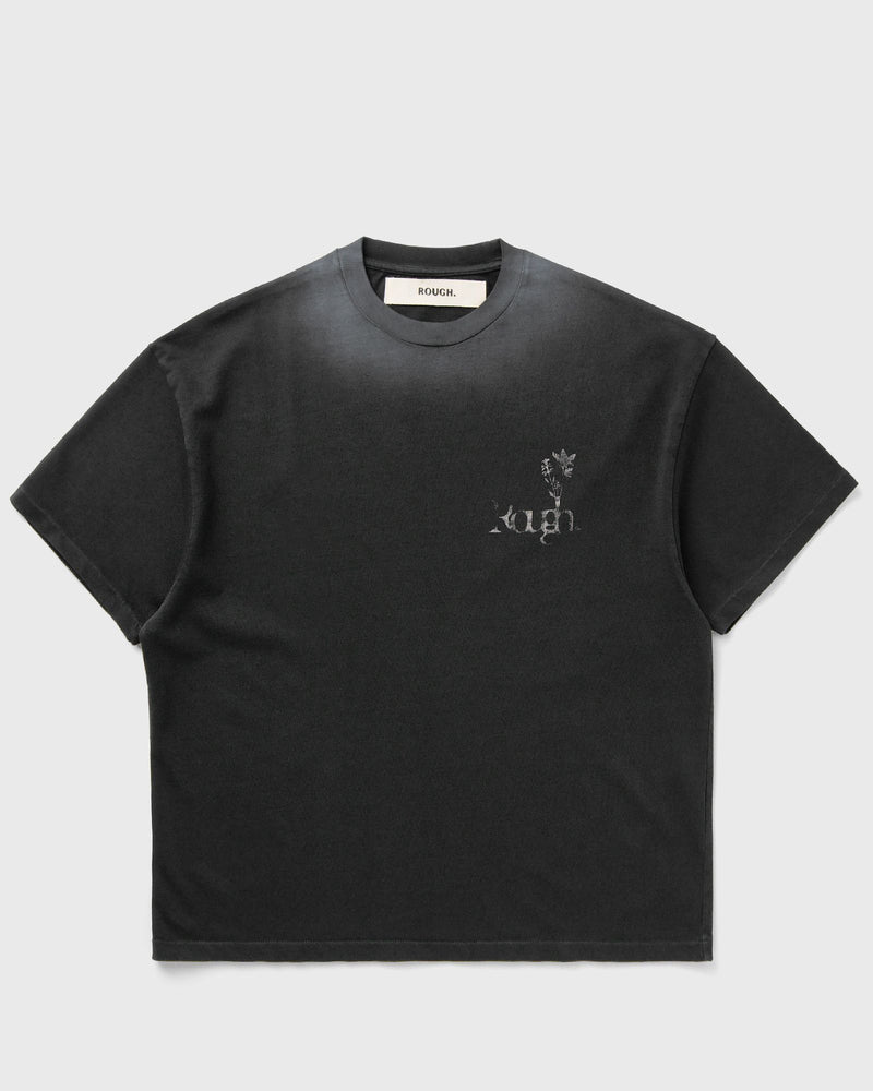 Rough. BOTANIC T-SHIRT black