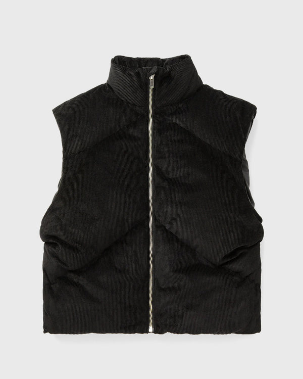 Rough. CORDUROY PUFFER VEST black