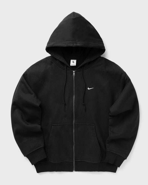 Nike SOLO SWOOSH THERMAL FULL-ZIP HOODIE black