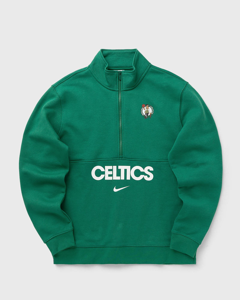 Nike NBA 1/2-Zip Top Boston Celtics Club Courtside green