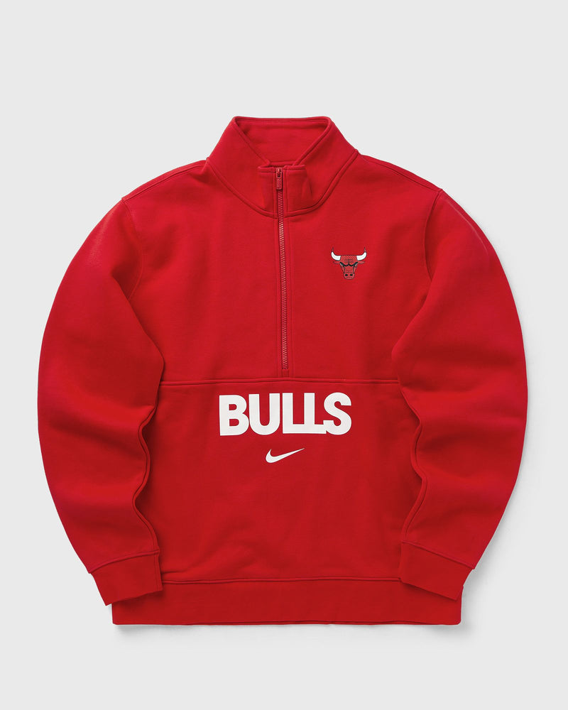 Nike NBA 1/2-Zip Top Chicago Bulls Club Courtside red