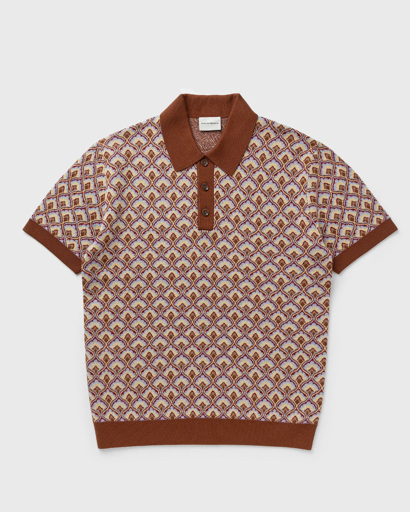 Drle de Monsieur Le Polo Maille Tapisserie brown