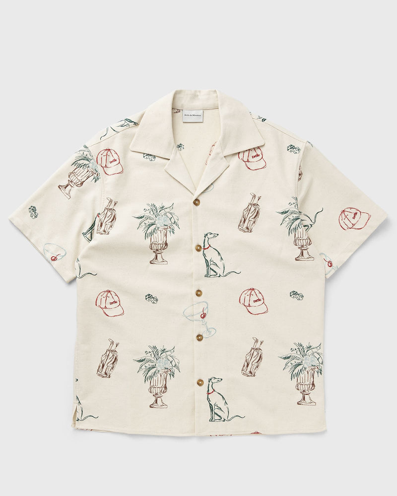 Drle de Monsieur La Chemise Brode Country Club beige