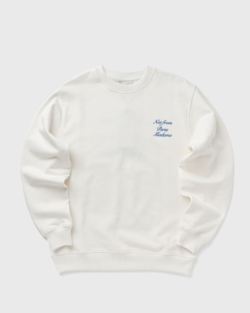 Drle de Monsieur Le Sweatshirt Slogan Cursive white