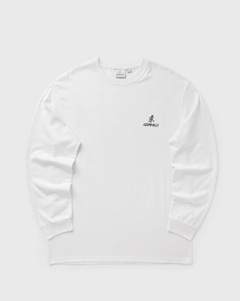 Gramicci ONE POINT LOGO L/S TEE white